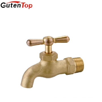 LB Guten top Chrome Plating Cast Brass Bibcock with T-handle water tap supplier